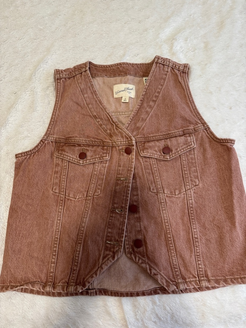 Universal Thread Rust Brown Denim Vest
